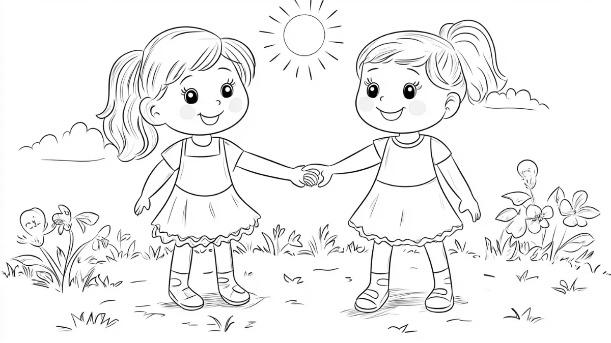 coloriage BFF et dessins