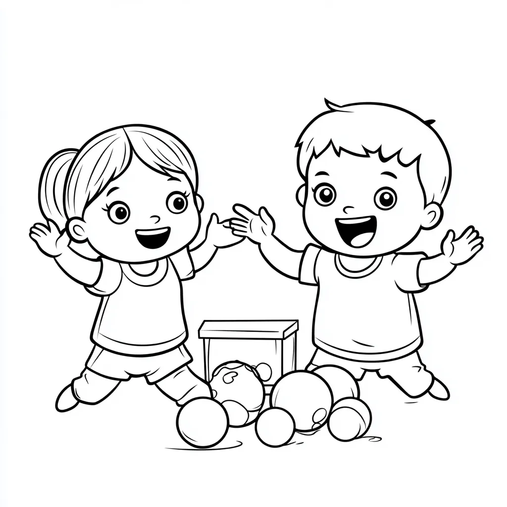 coloriage BFF pour enfant de 2 ans