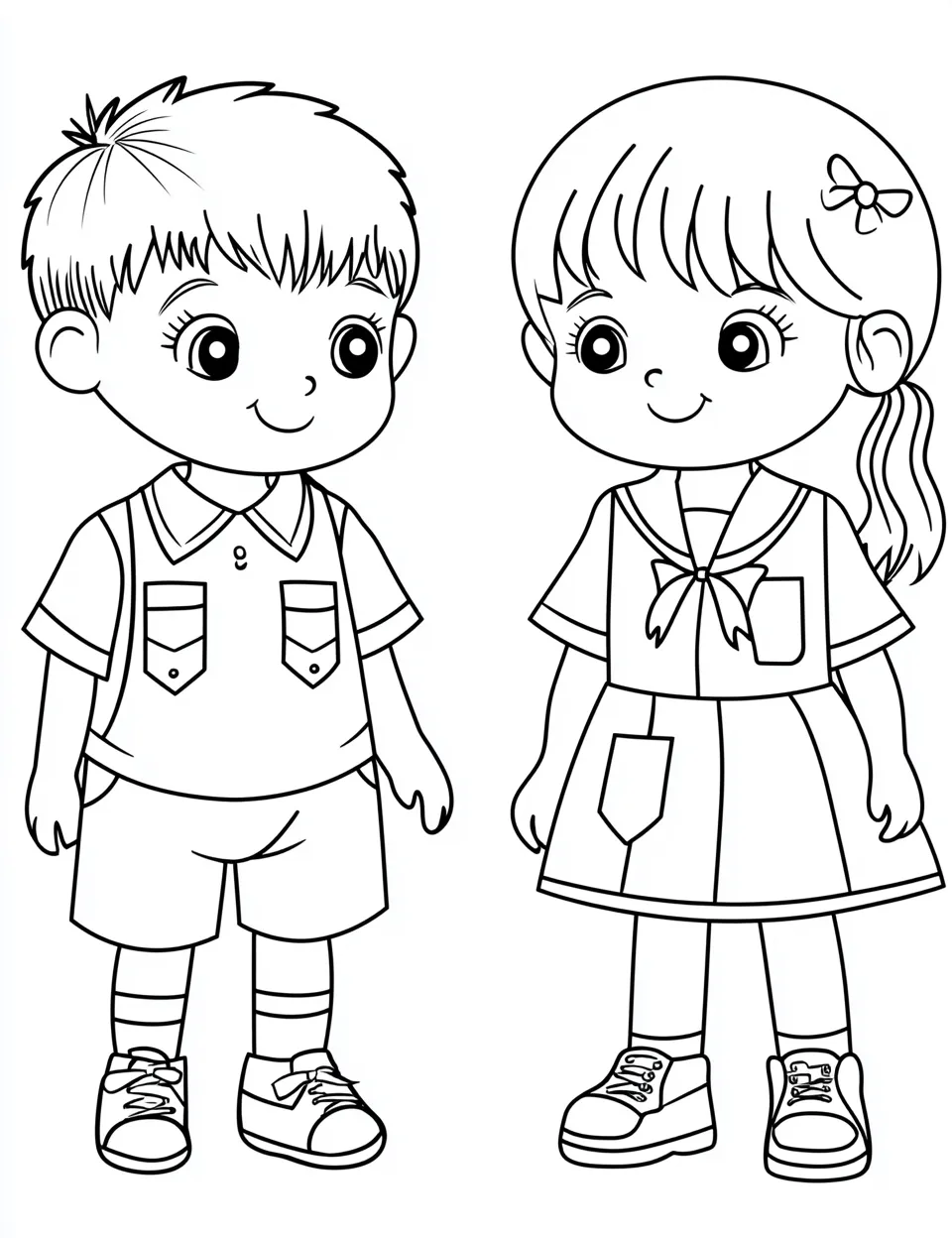 coloriage BFF pour enfant de à imprimer