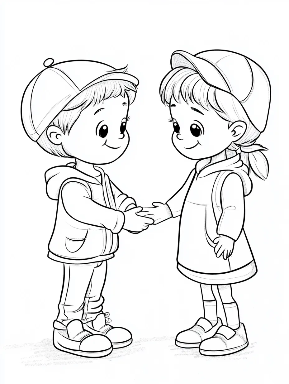 coloriage BFF gratuit pour enfants