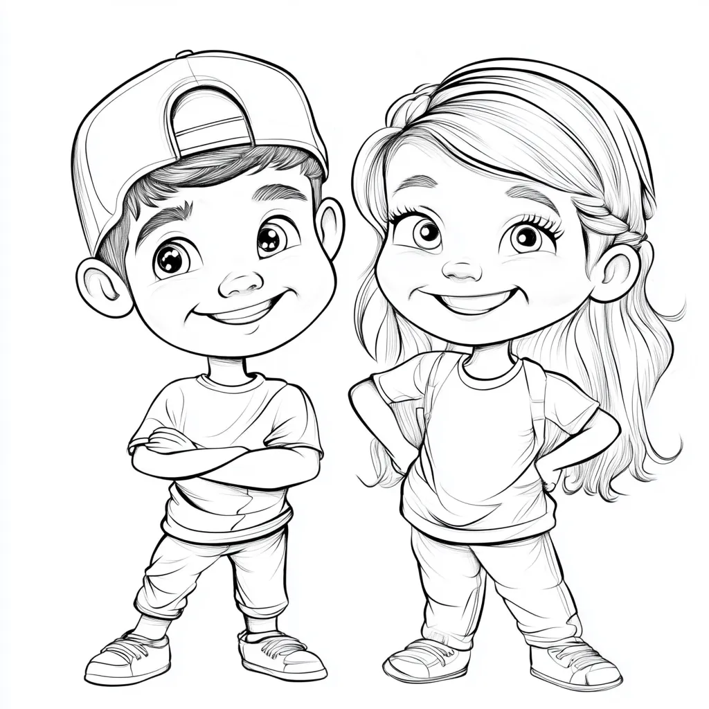 coloriage BFF en ligne pour enfant