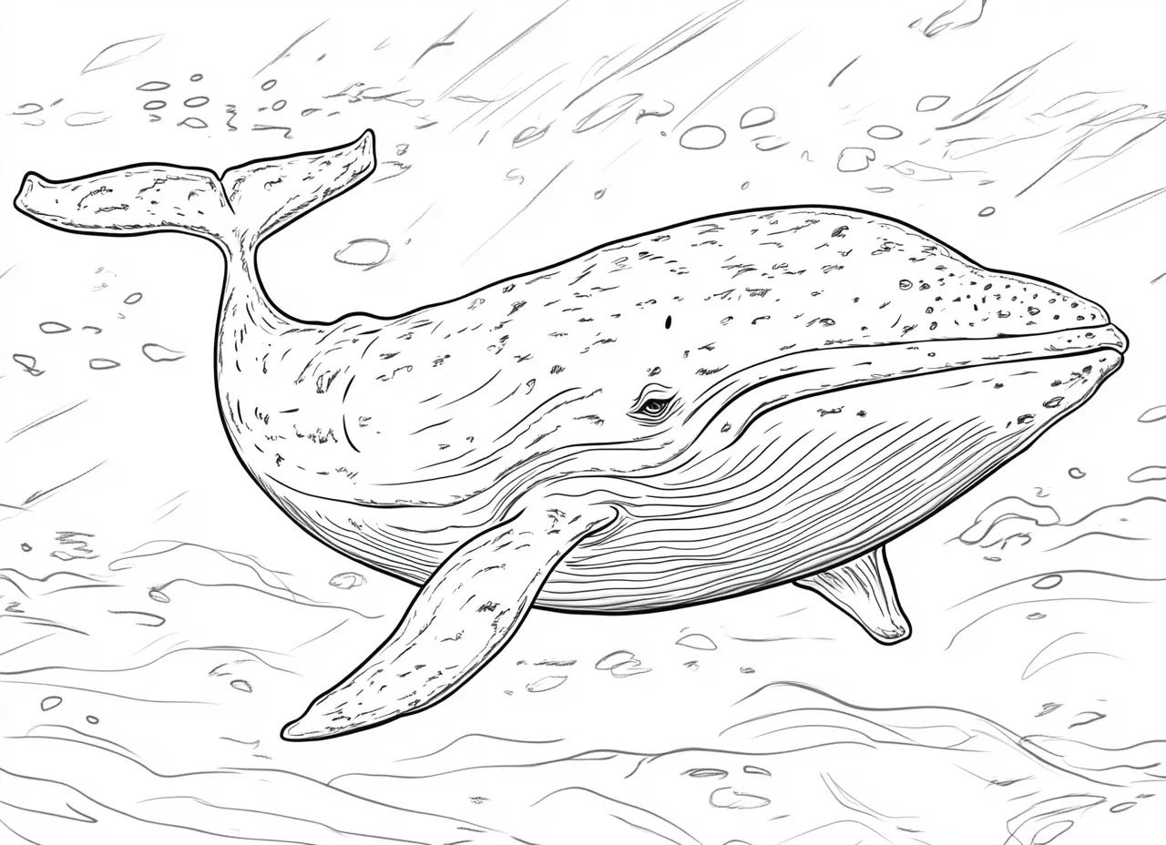 a imprimer coloriage Baleine gratuit 1