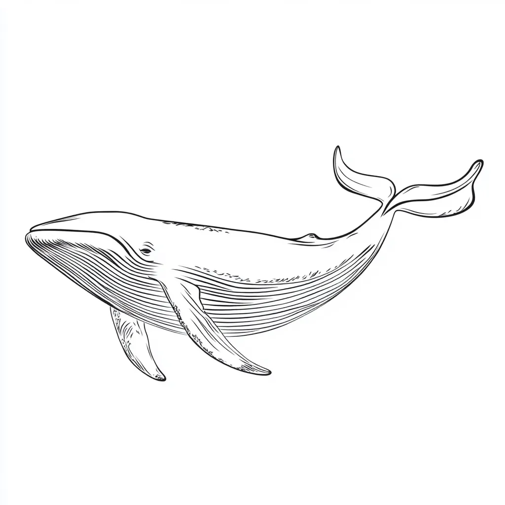 coloriage Baleine pour enfant a imprimer gratuit 1