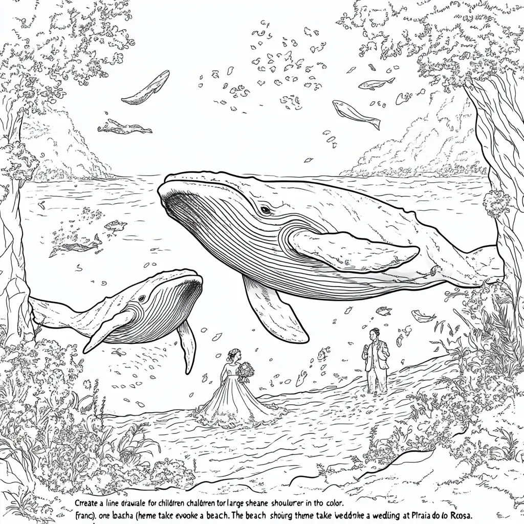 coloriage Baleine à imprimer pour enfant de 4 ans 1