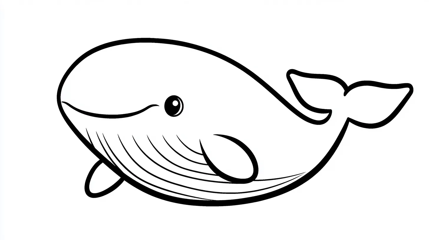 coloriage Baleine pour enfant de 8 ans