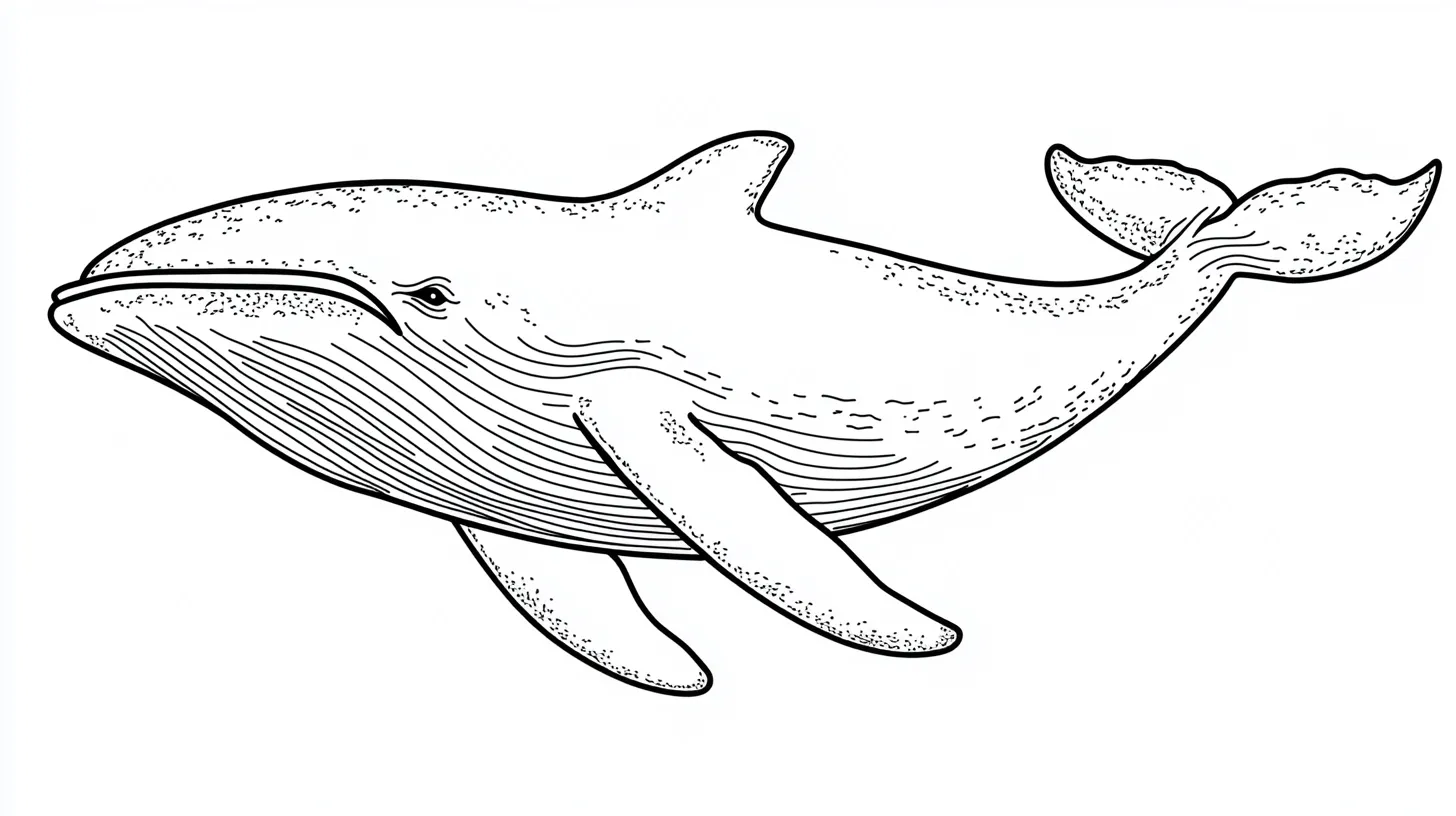 coloriage Baleine a imprimer