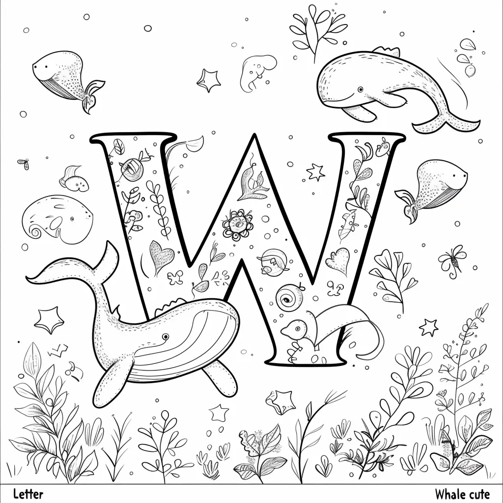 coloriage Baleine pour enfant de 6 ans