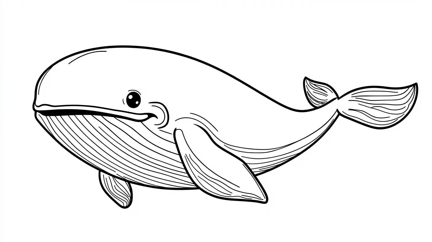 coloriage Baleine à imprimer