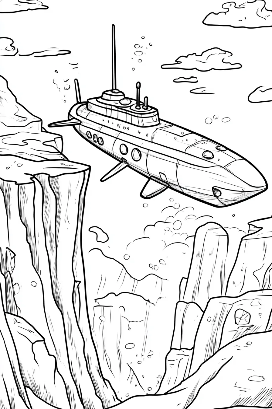 coloriage Bateau educatif pour enfant