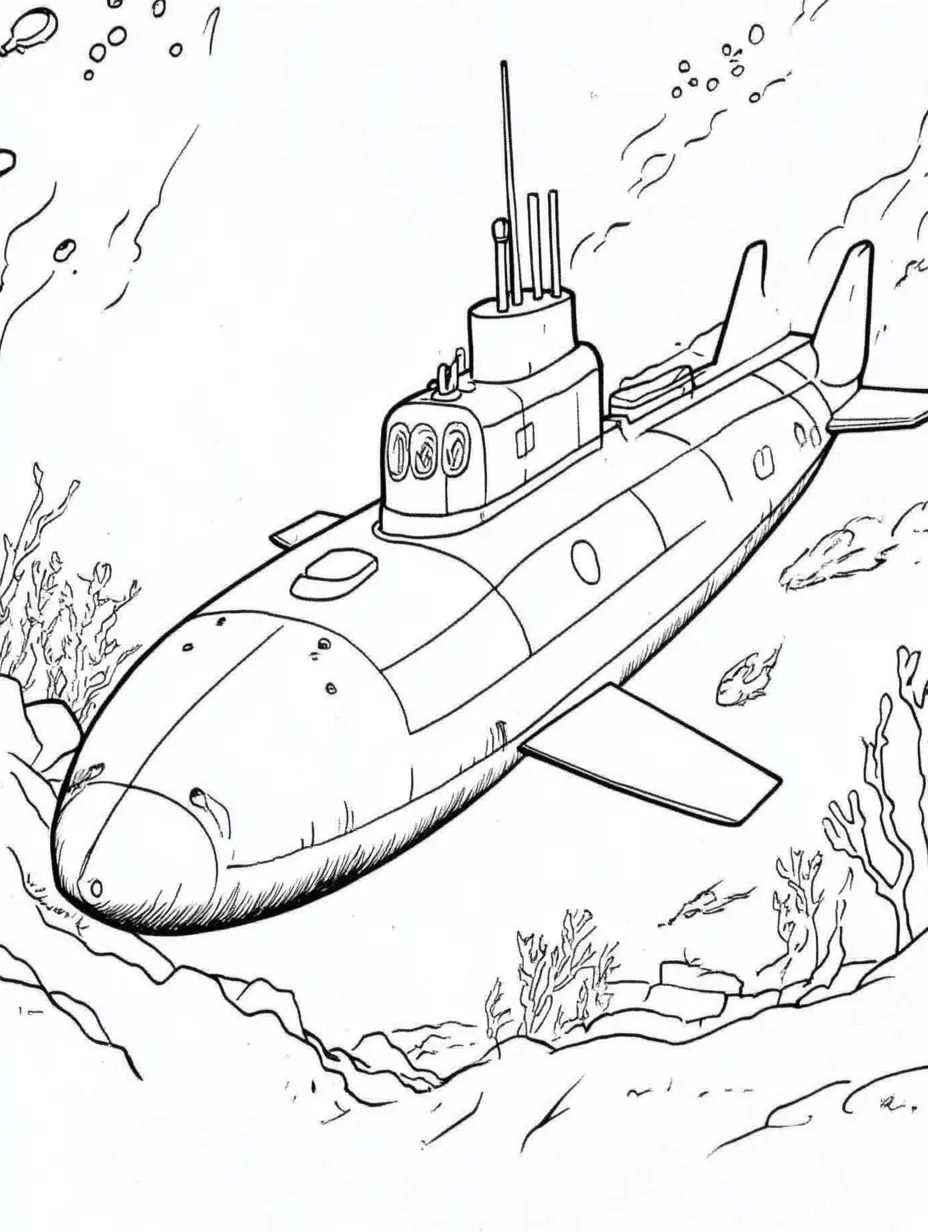 coloriage Bateau à imprimer pdf gratuit