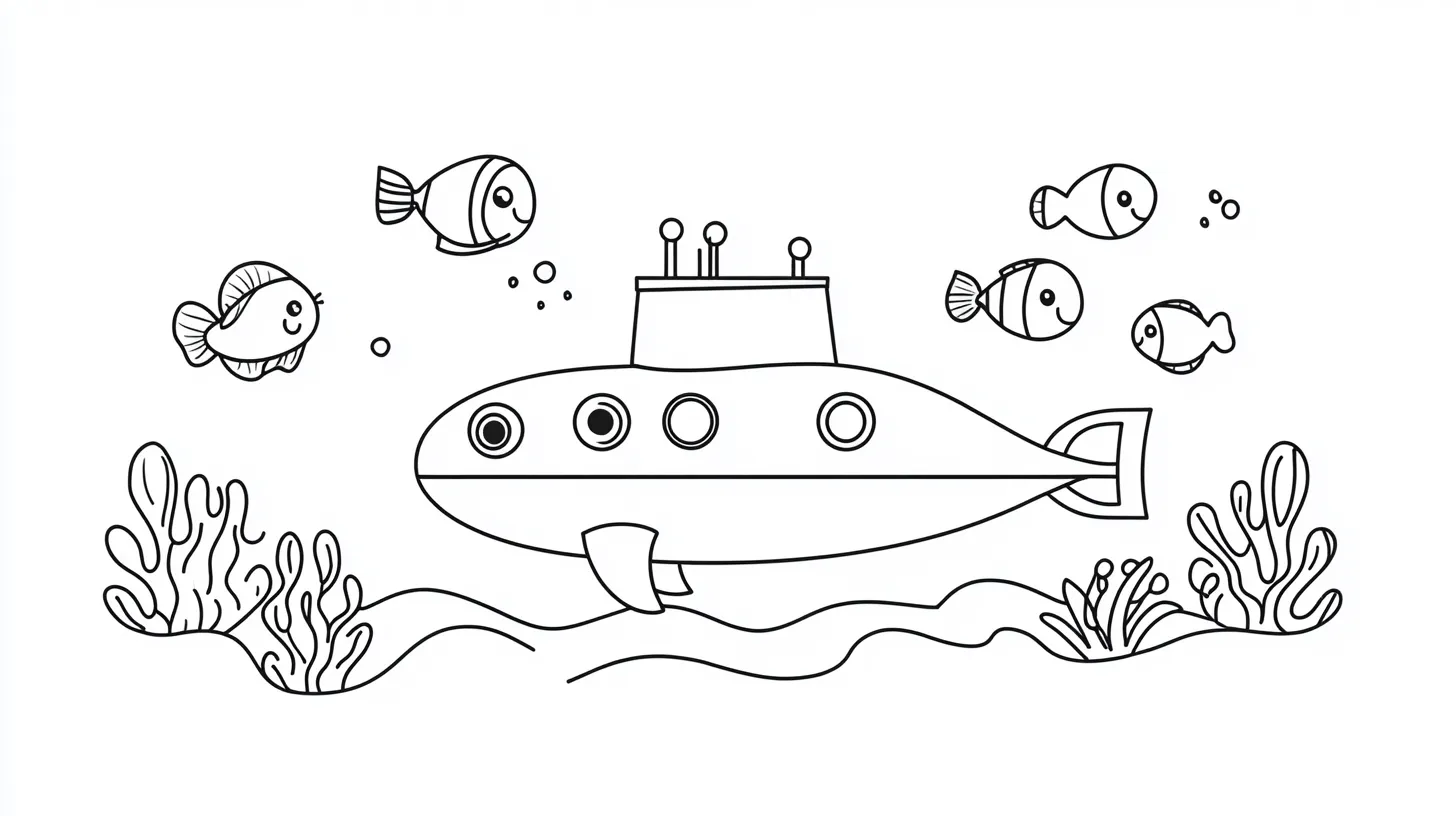 télécharger coloriage Bateau gratuit