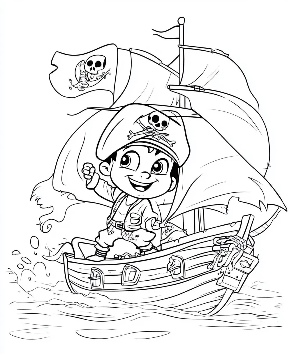 coloriage Bateau gratuit a imprimer