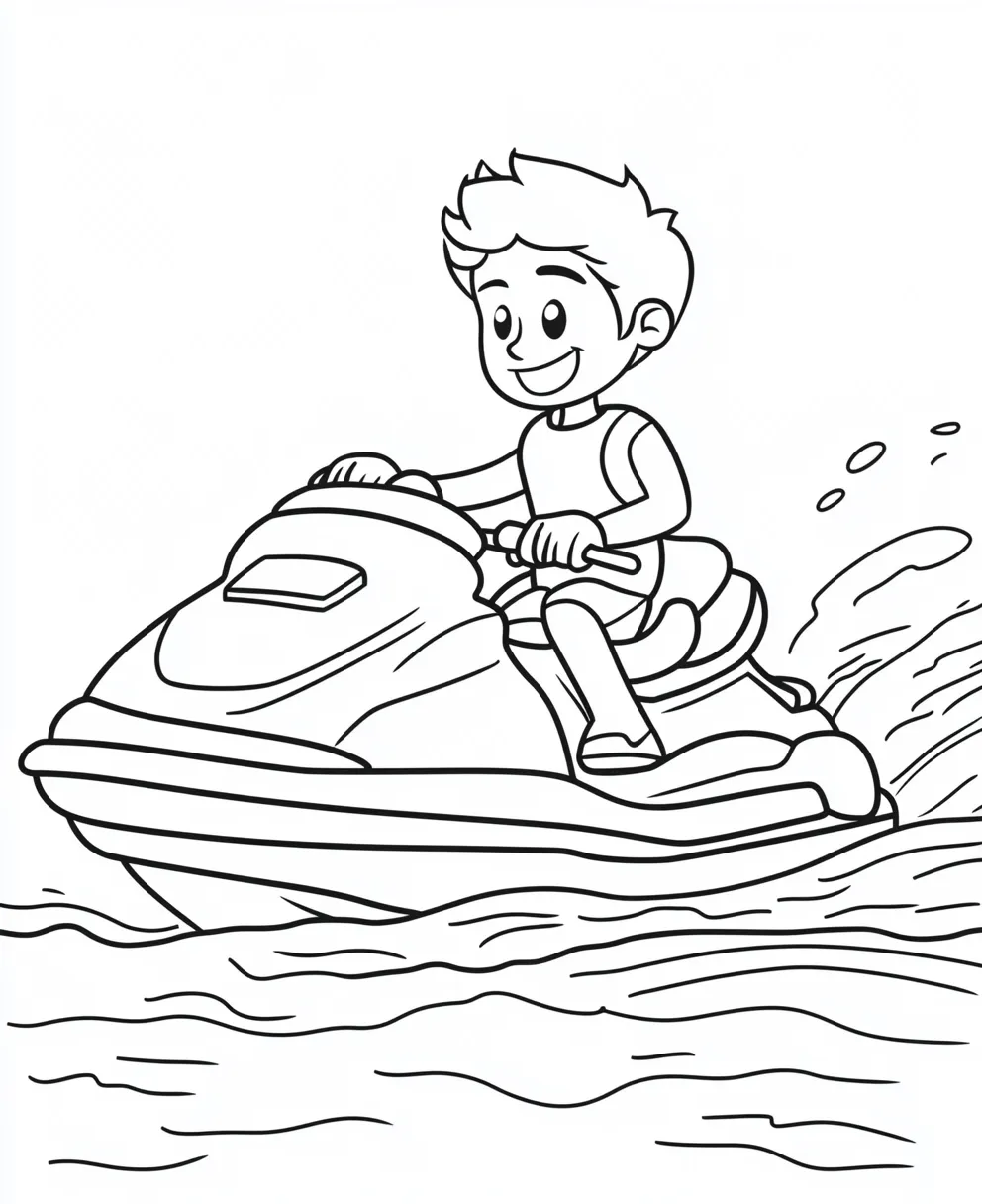 coloriage Bateau a dessiner et imprimer 2