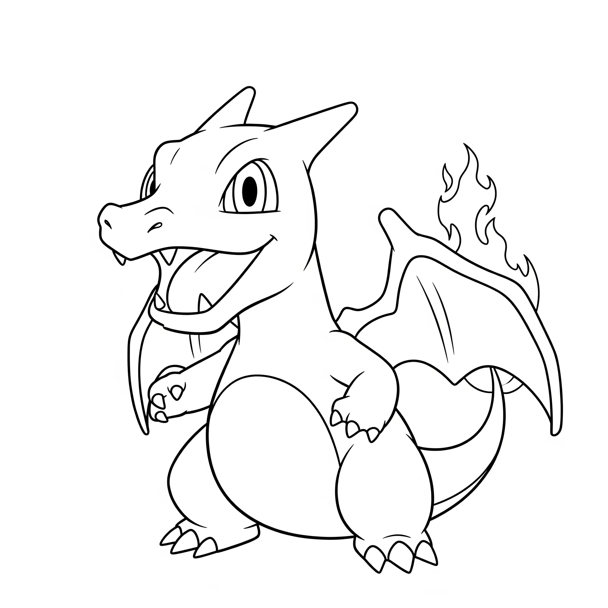coloriage Bébé Dracaufeu pour enfants à imprimer