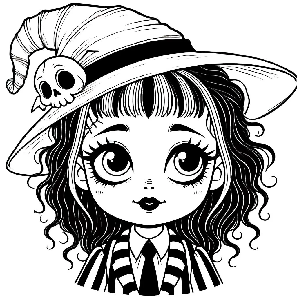 coloriage Beetlejuice pour enfant gratuit