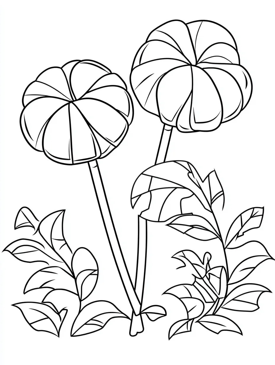 coloriage Bonbon educatif pour enfant 1