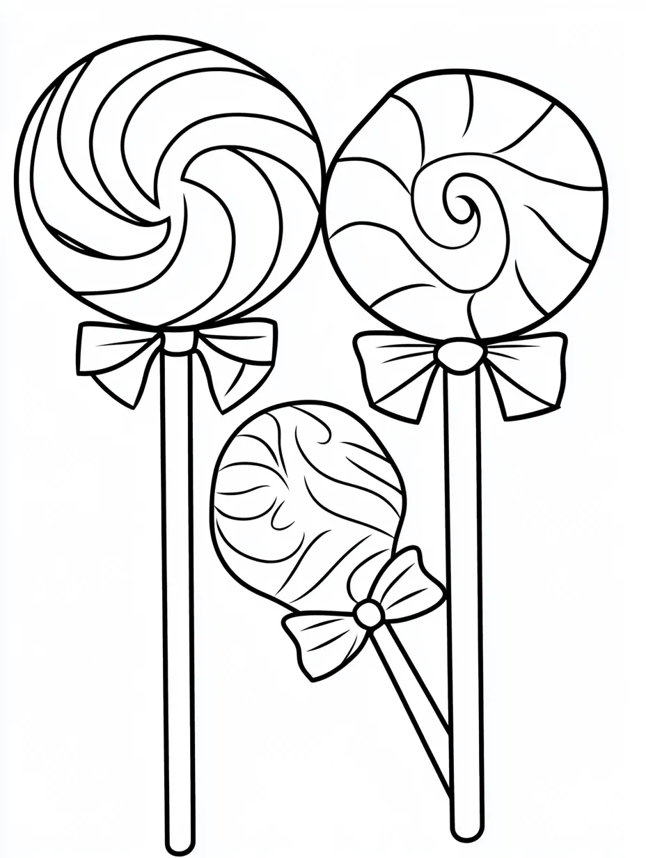 coloriage Bonbon en ligne 1