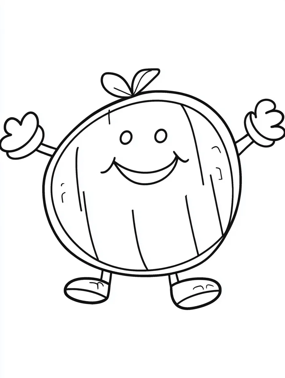 coloriage Bonbon d'enfant a imprimer 1