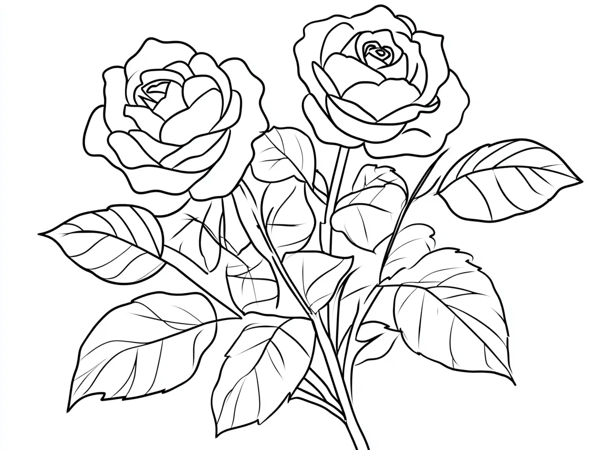 coloriage Bouquet De Fleurs a dessiner en ligne