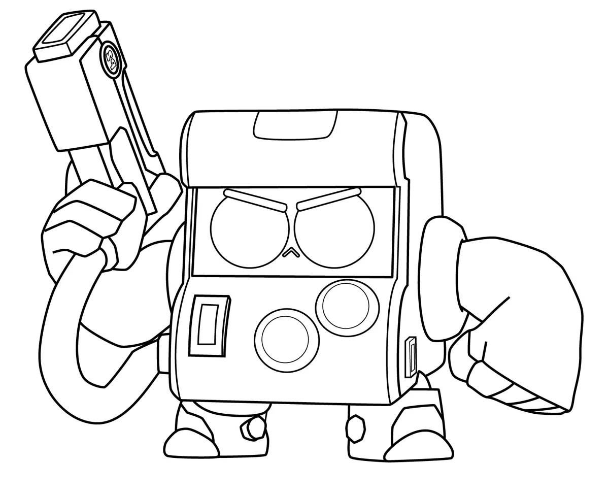 47+ Brawl Star para colorear para imprimir