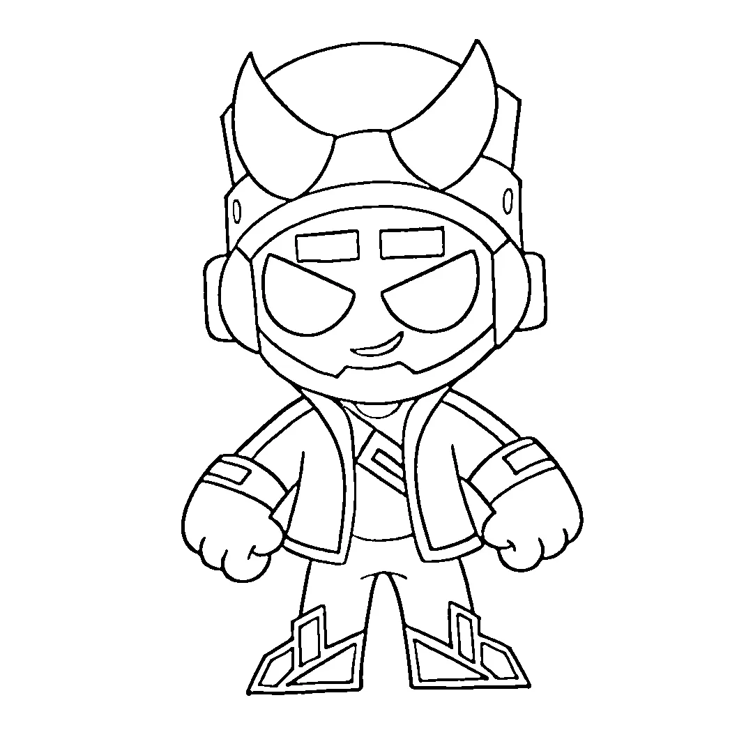 imprimer coloriage Brawl Stars pour enfant