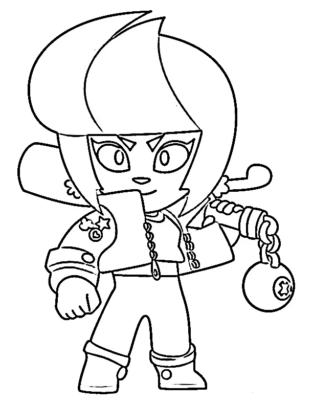 coloriage Brawl Stars a colorier en ligne 1