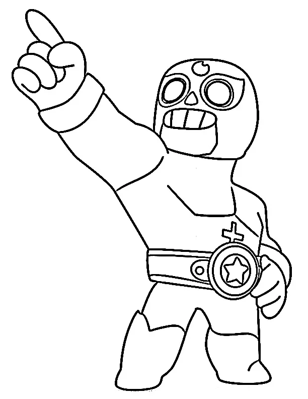 a imprimer coloriage Brawl Stars gratuit