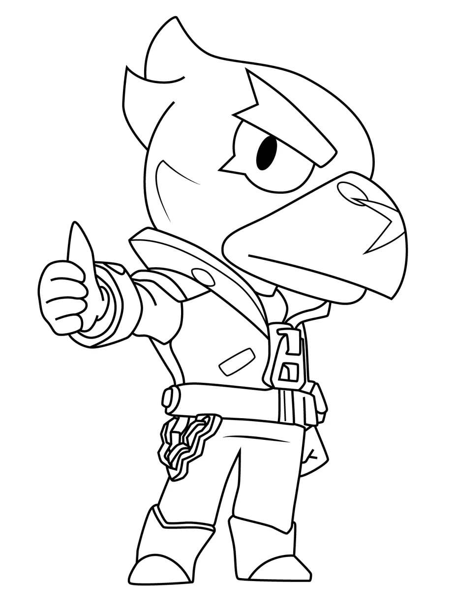 coloriage Brawl Stars pour primaire