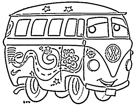 coloriage Car à imprimer pour enfant de 4 ans