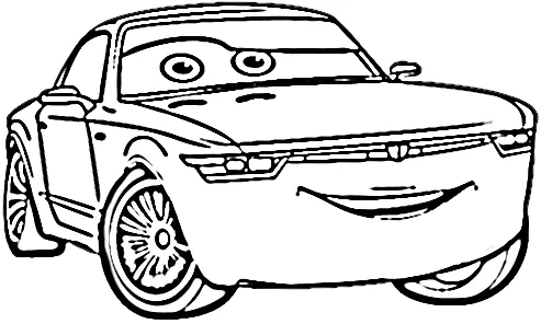 coloriage Car et decoupage a imprimer gratuit