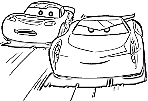 coloriage Car à imprimer pour enfants 1