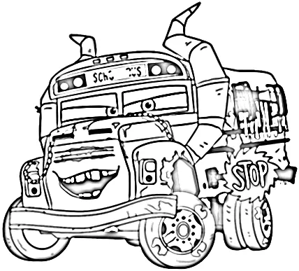 coloriage Car à imprimer pour enfant de 10 ans 1