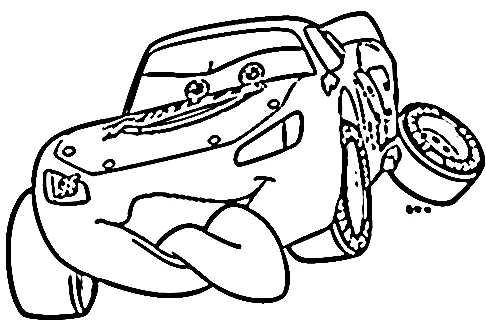 coloriage Car a imprimer pour enfant de 4 ans