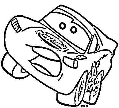 coloriage Car a imprimer pour enfant de 4 ans 1