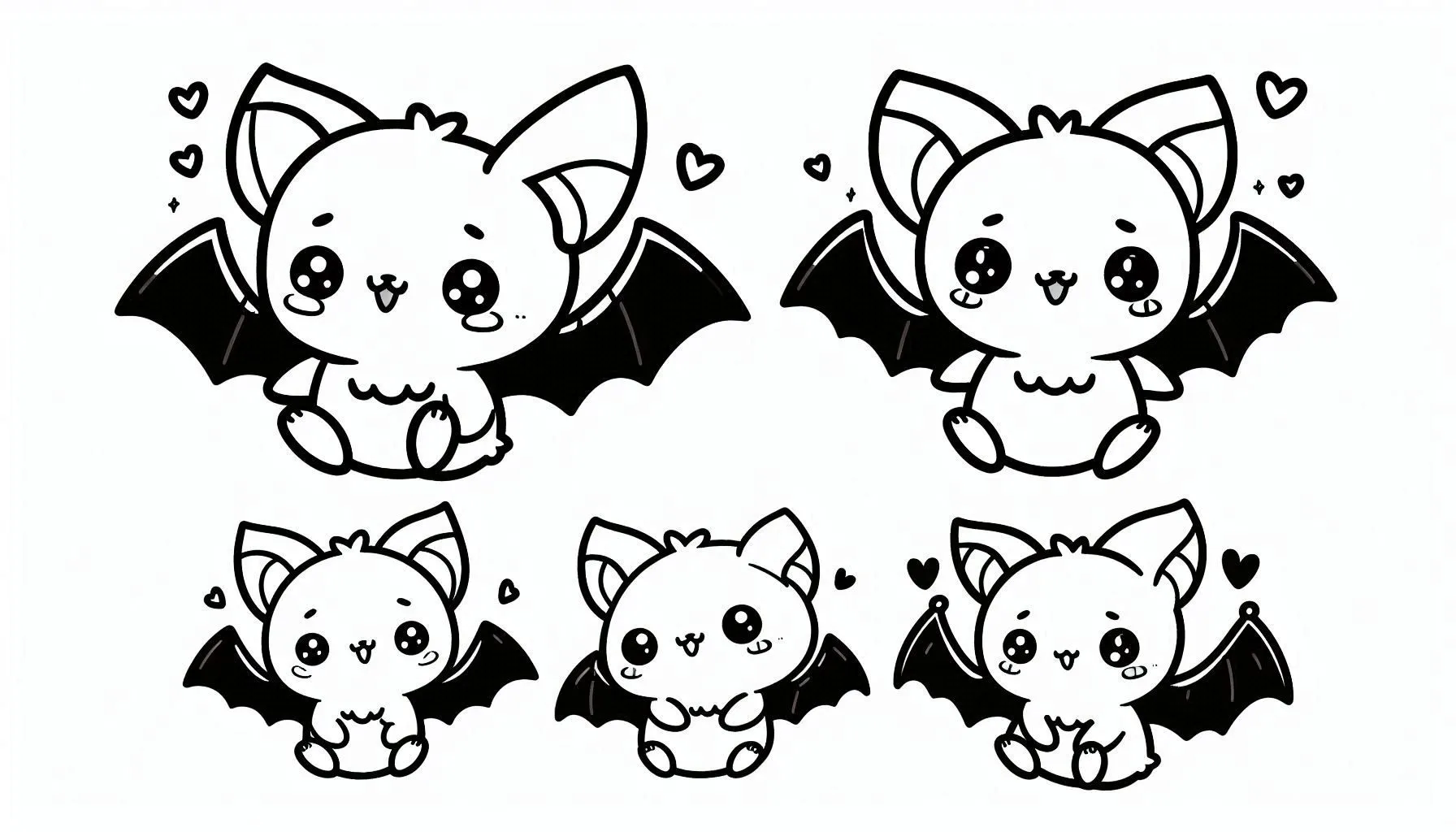 coloriage Chauve Souris Halloween gratuit à imprimer