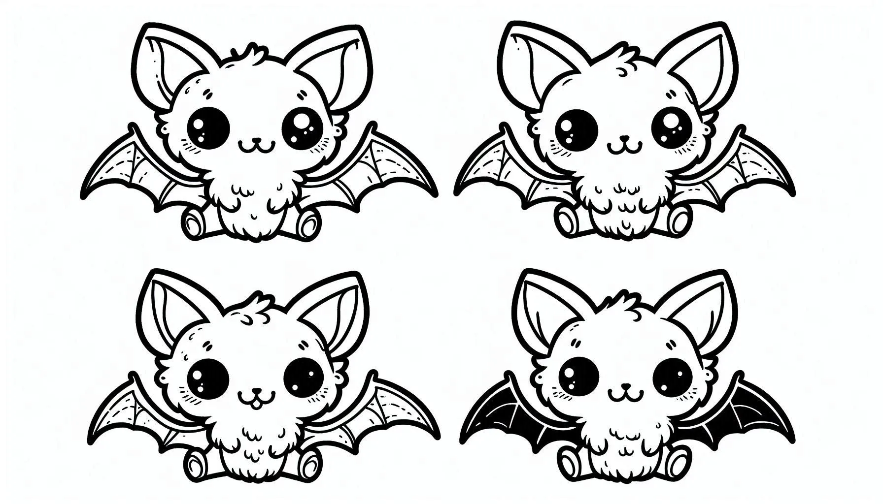 coloriage Chauve Souris Halloween a dessiner en ligne