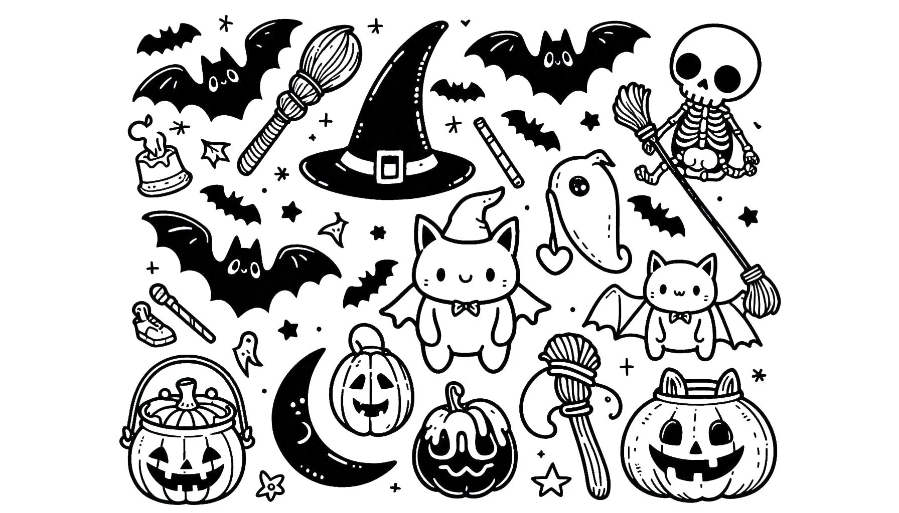 coloriage Chauve Souris Halloween pour bebe a imprimer