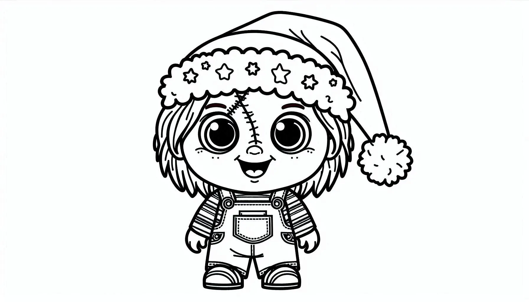 coloriage Chucky de pour enfants 1