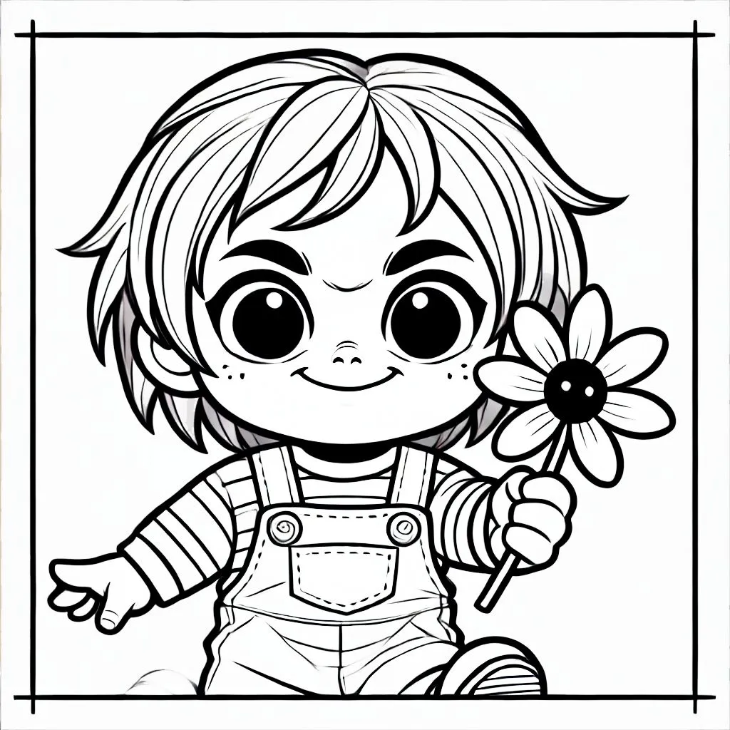 coloriage Chucky en ligne