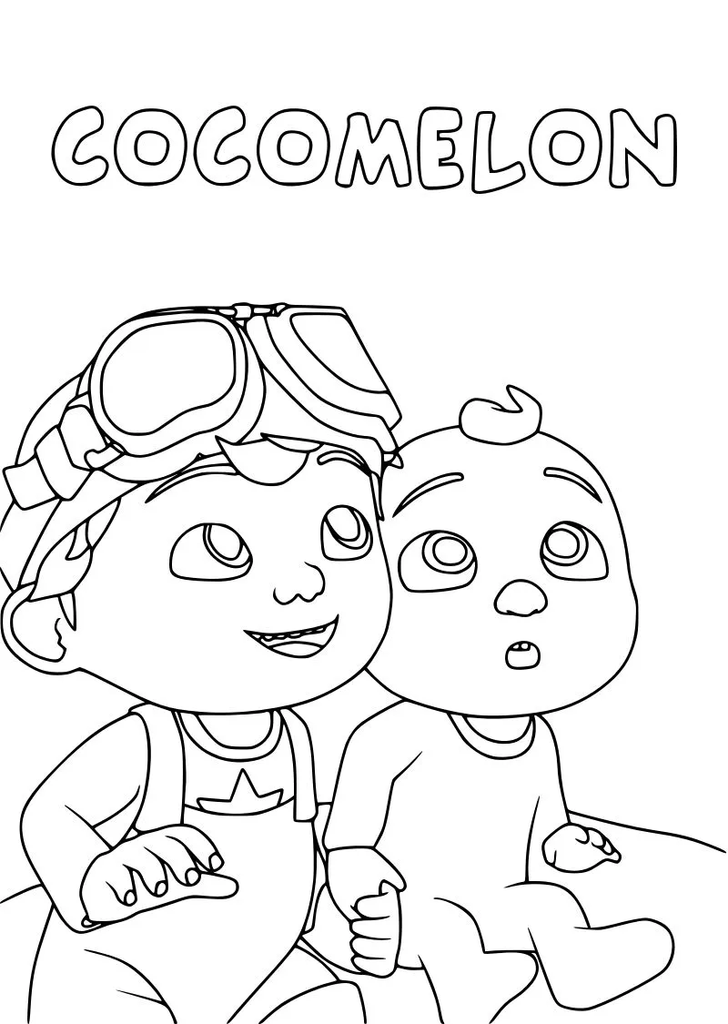 coloriage Cocomelon de pour enfants 2