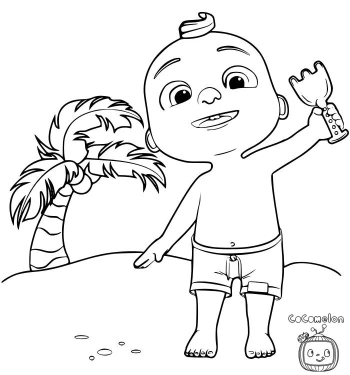 coloriage Cocomelon educatif pour enfant