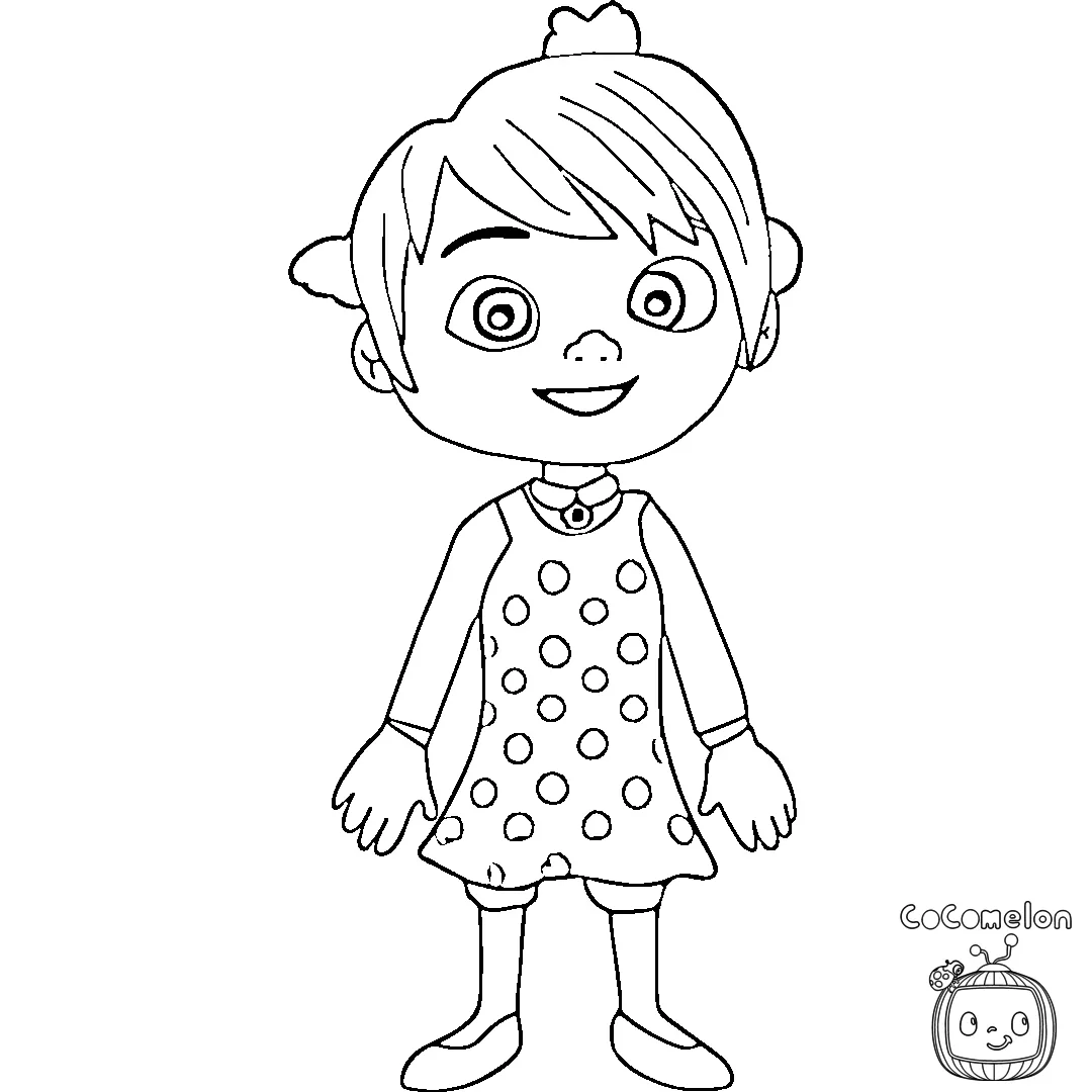 coloriage Cocomelon et apprentissage