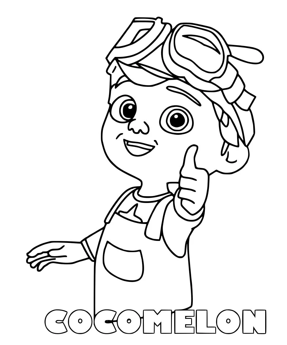 coloriage Cocomelon pour enfant a imprimer gratuit 1