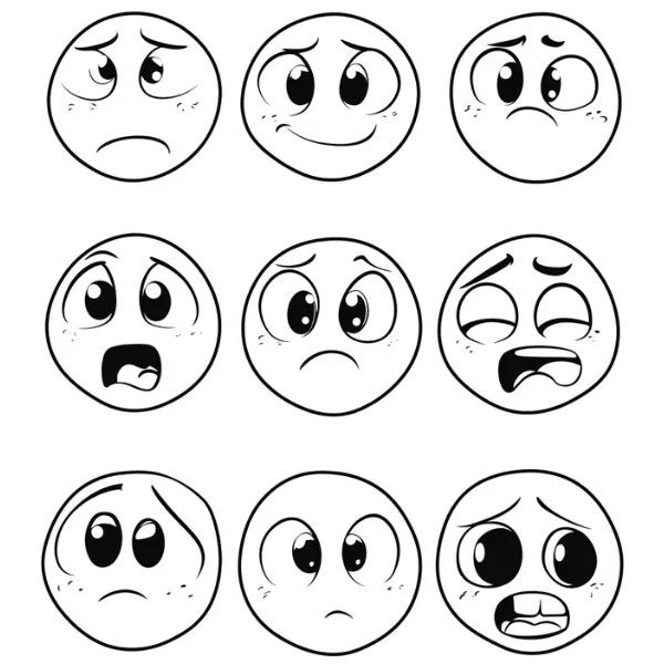 87+ Emojis para colorear: ¡expresa tus emociones en color!