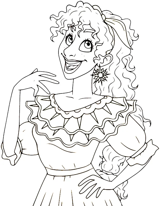 coloriage Encanto gratuit pour enfants 1