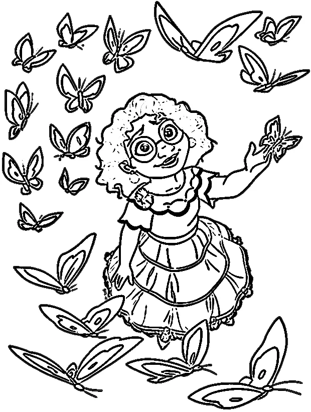 coloriage Encanto pour bebe a imprimer