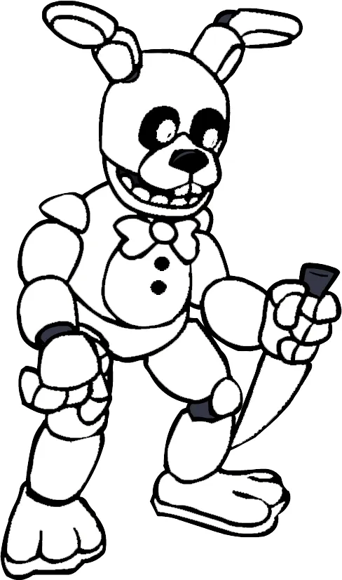 coloriage FNAF et apprentissage