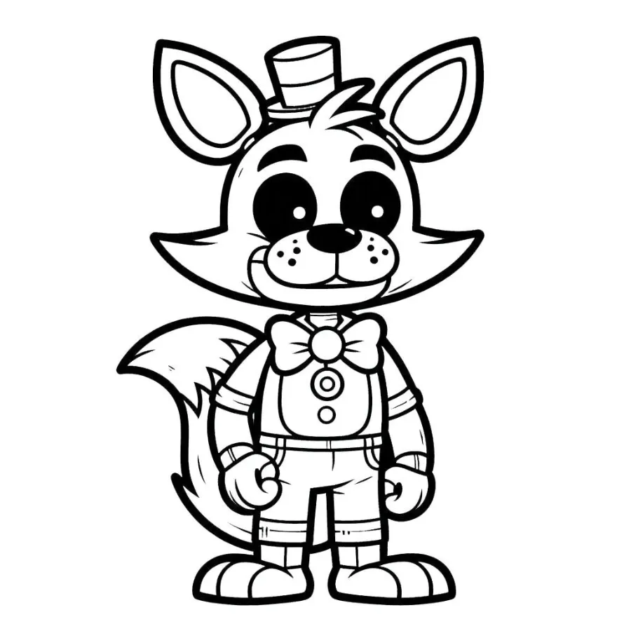 coloriage FNAF a colorier en ligne gratuitement