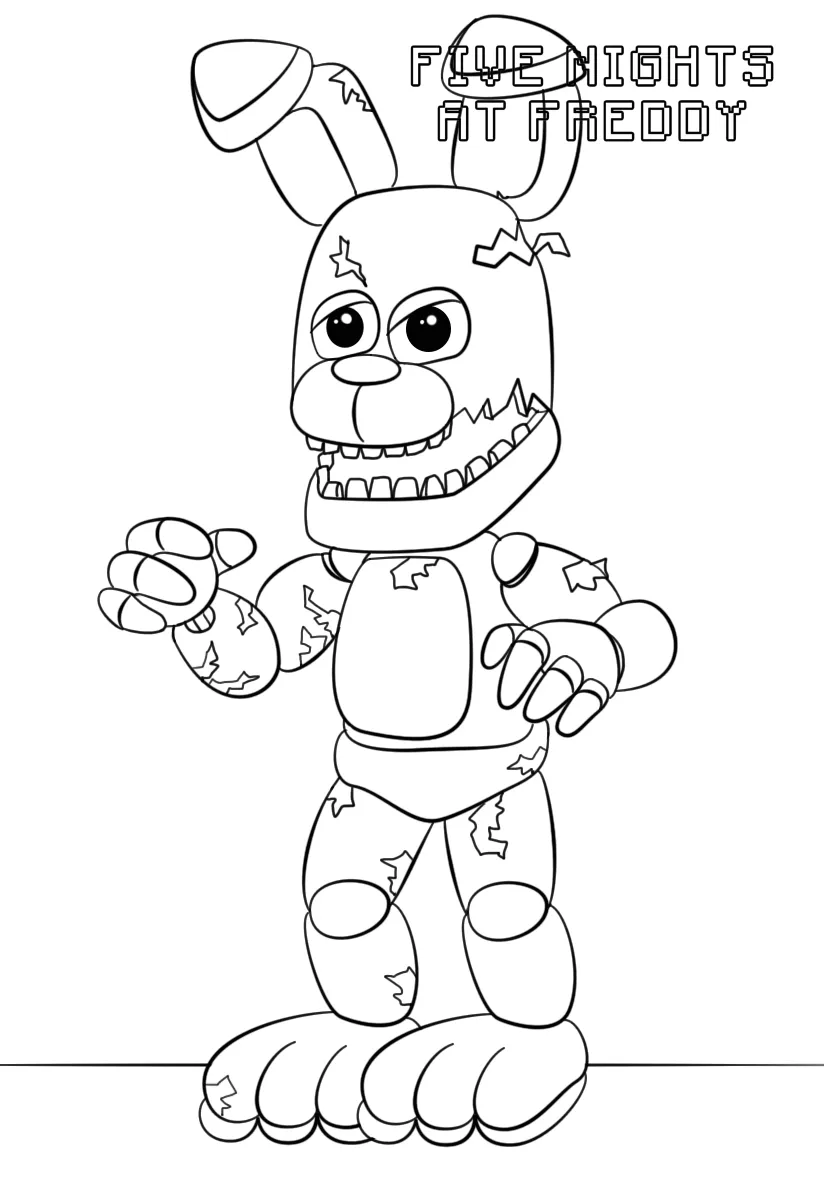 coloriage FNAF a dessiner et imprimer