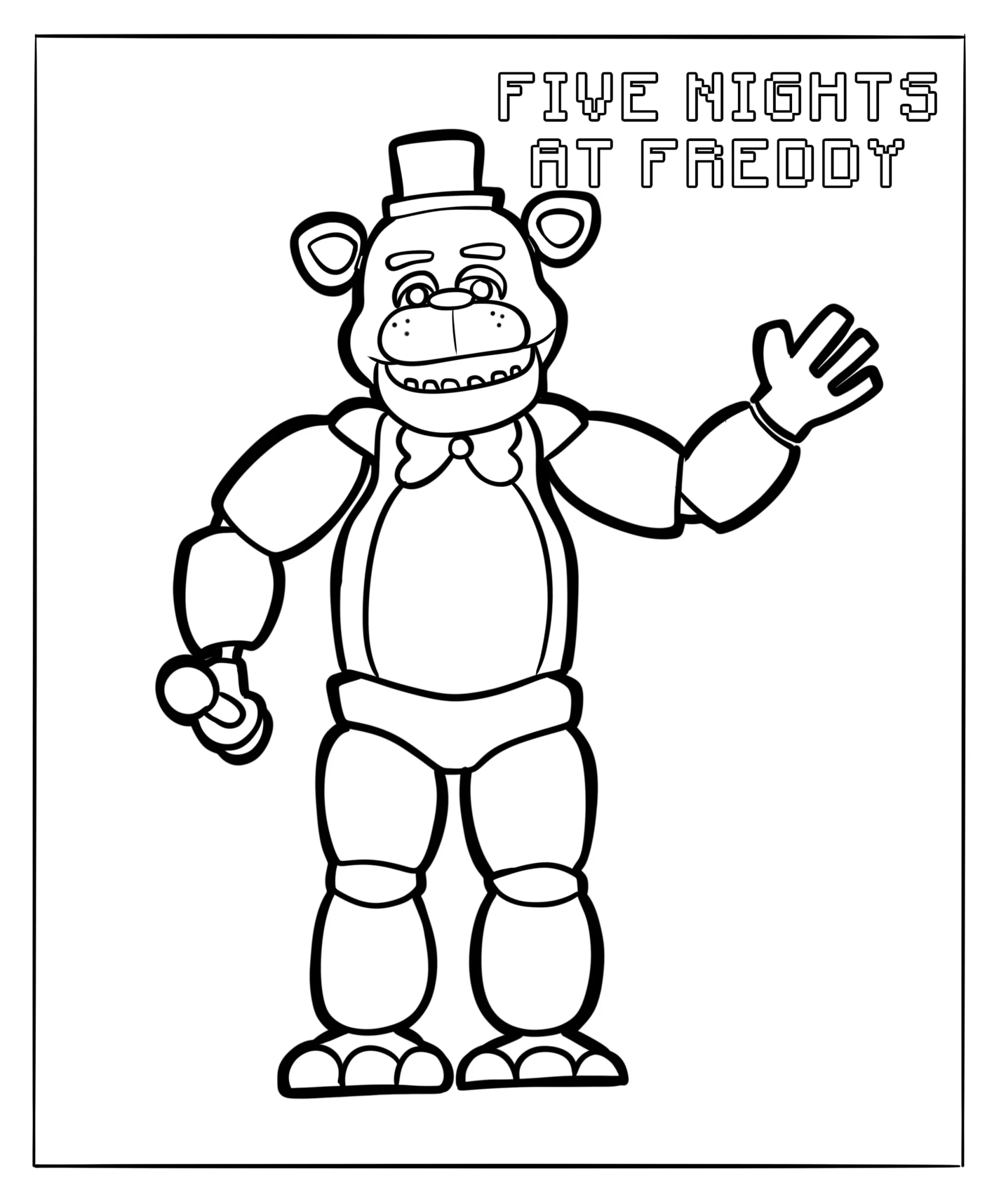 coloriage FNAF gratuit en ligne